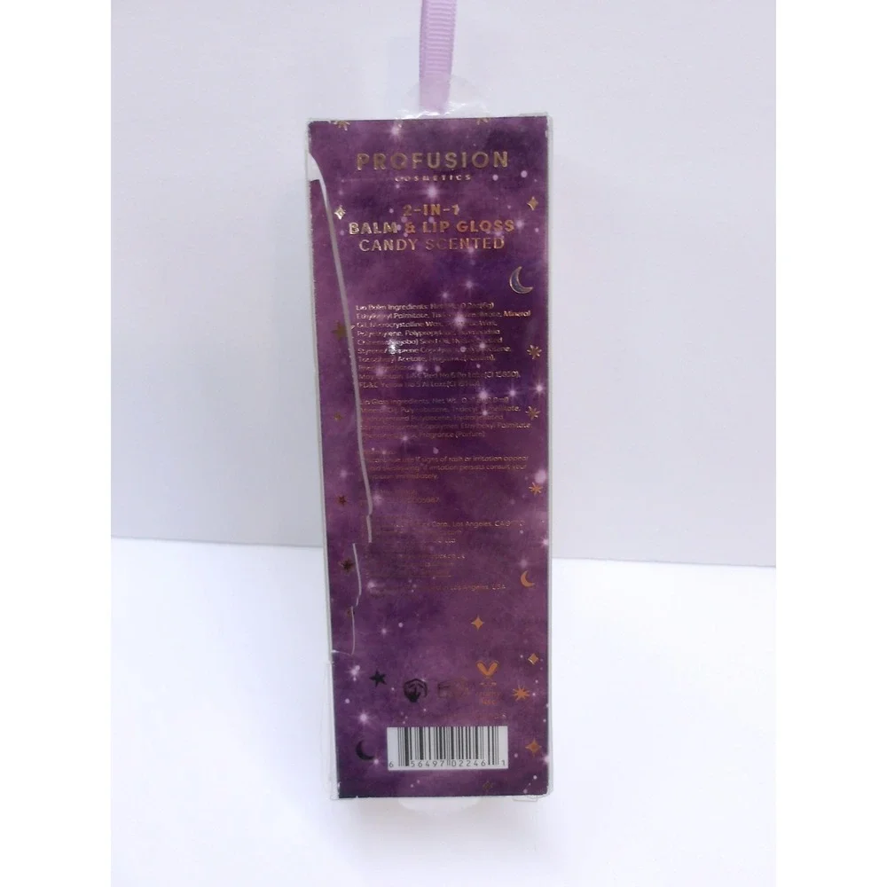 Profusion Cosmetics Lolligloss 2-in-1 Lip Balm & Lip Gloss Duo Red /#26828